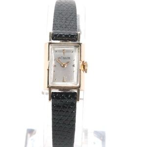 Vintage LeCoultre 14K Yellow Gold Cal.490/BW Manual Wind Watch